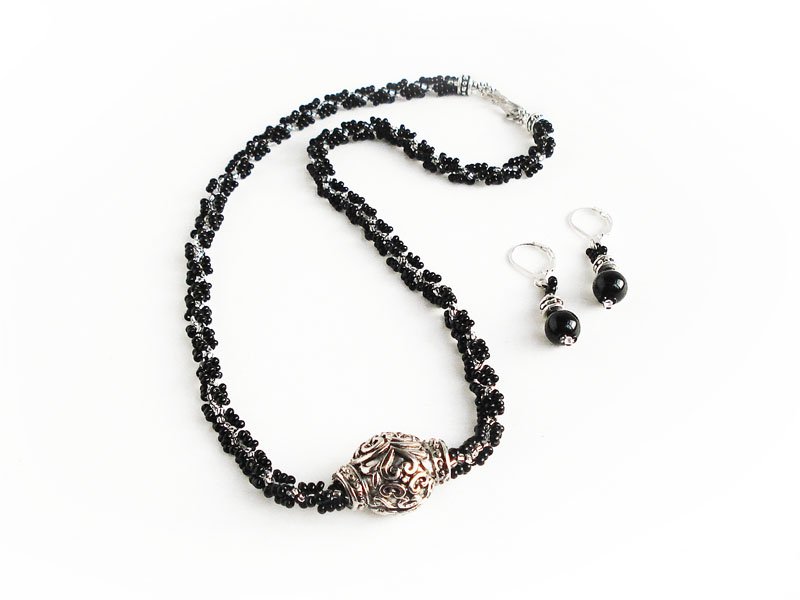 Necklace and Earrings