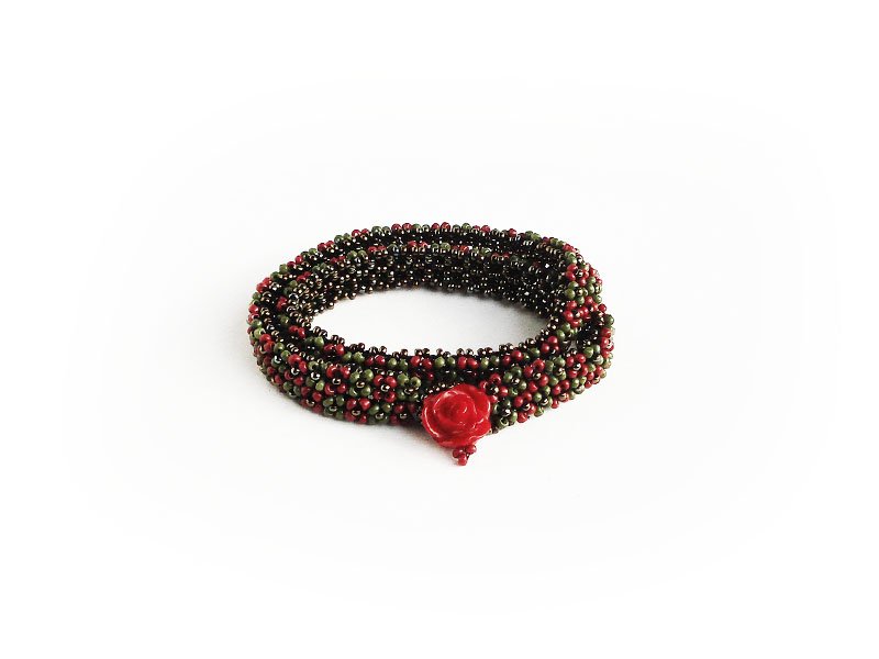 Green and Red Bracelet